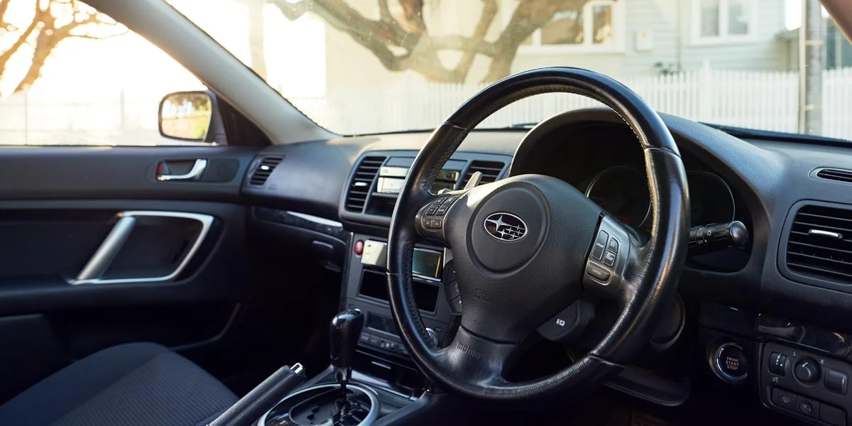 subaru front interior