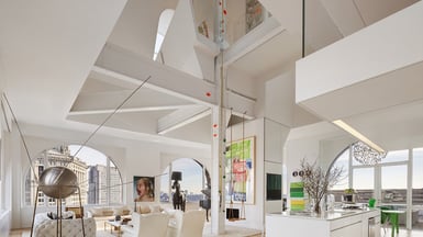 A Kiwi tech couple is selling their unique New York penthouse, complete with a giant slide, for US$20 million.