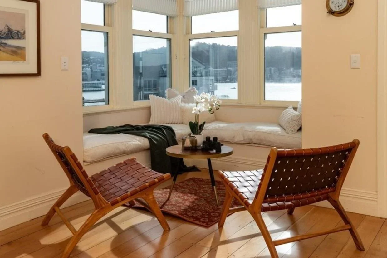 Window seat in Wellington villa