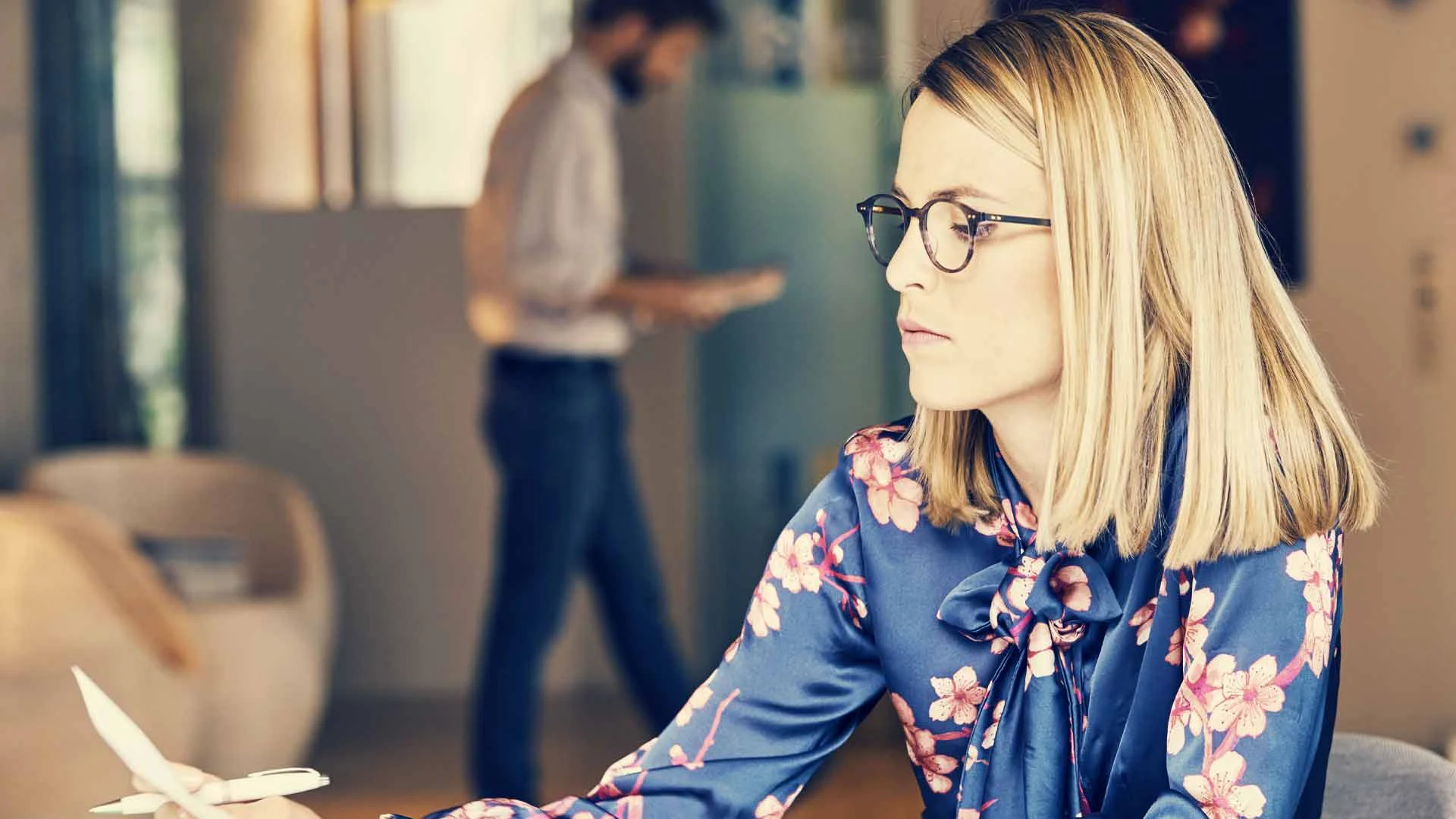 Employee checking her contract to before asking for time off in her new job.
