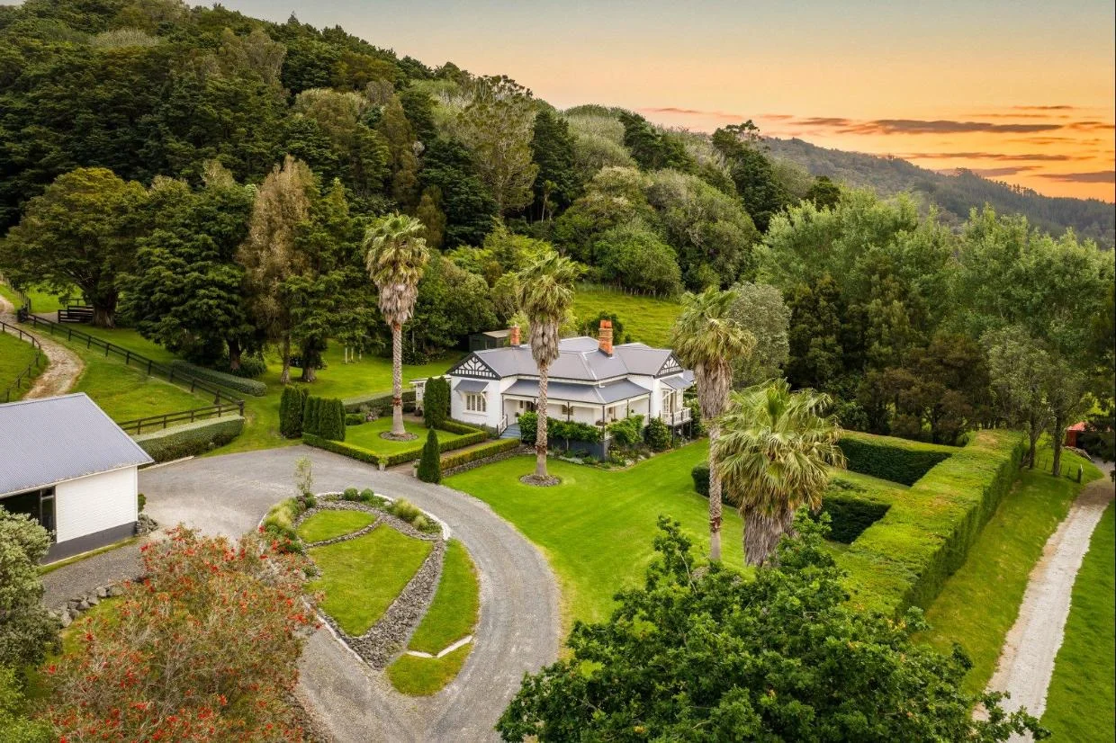 Aerial view of Warkworth property