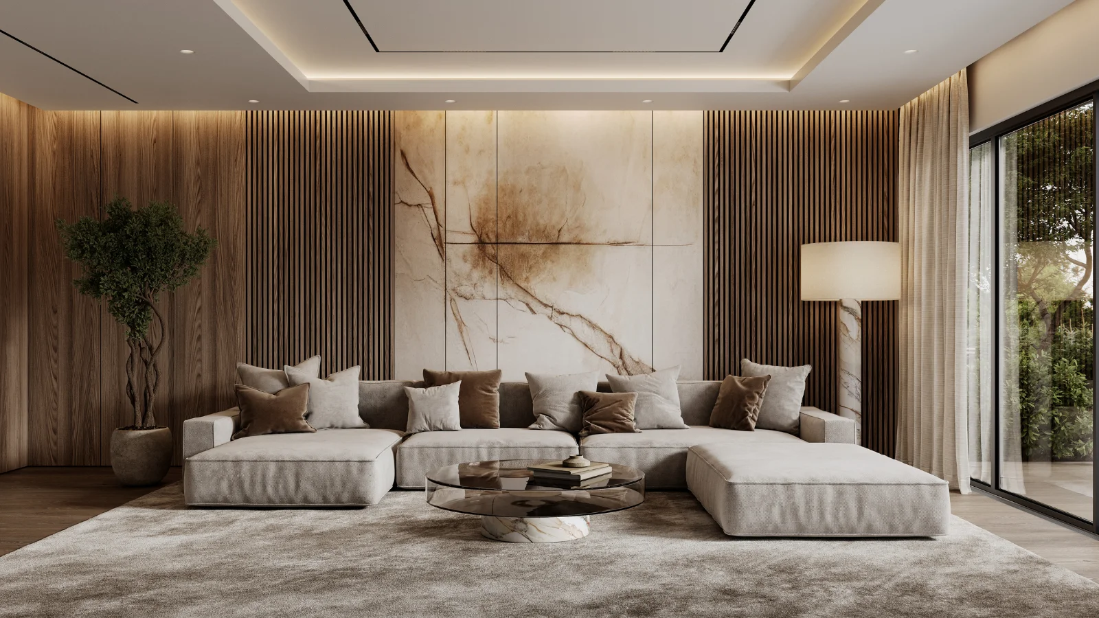 Interior designed lounge
