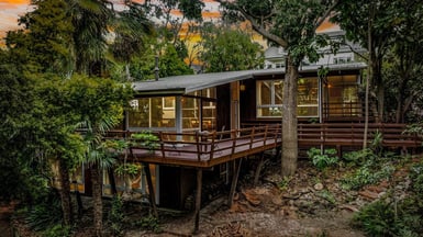 Rare residential home by local architect is on the market.