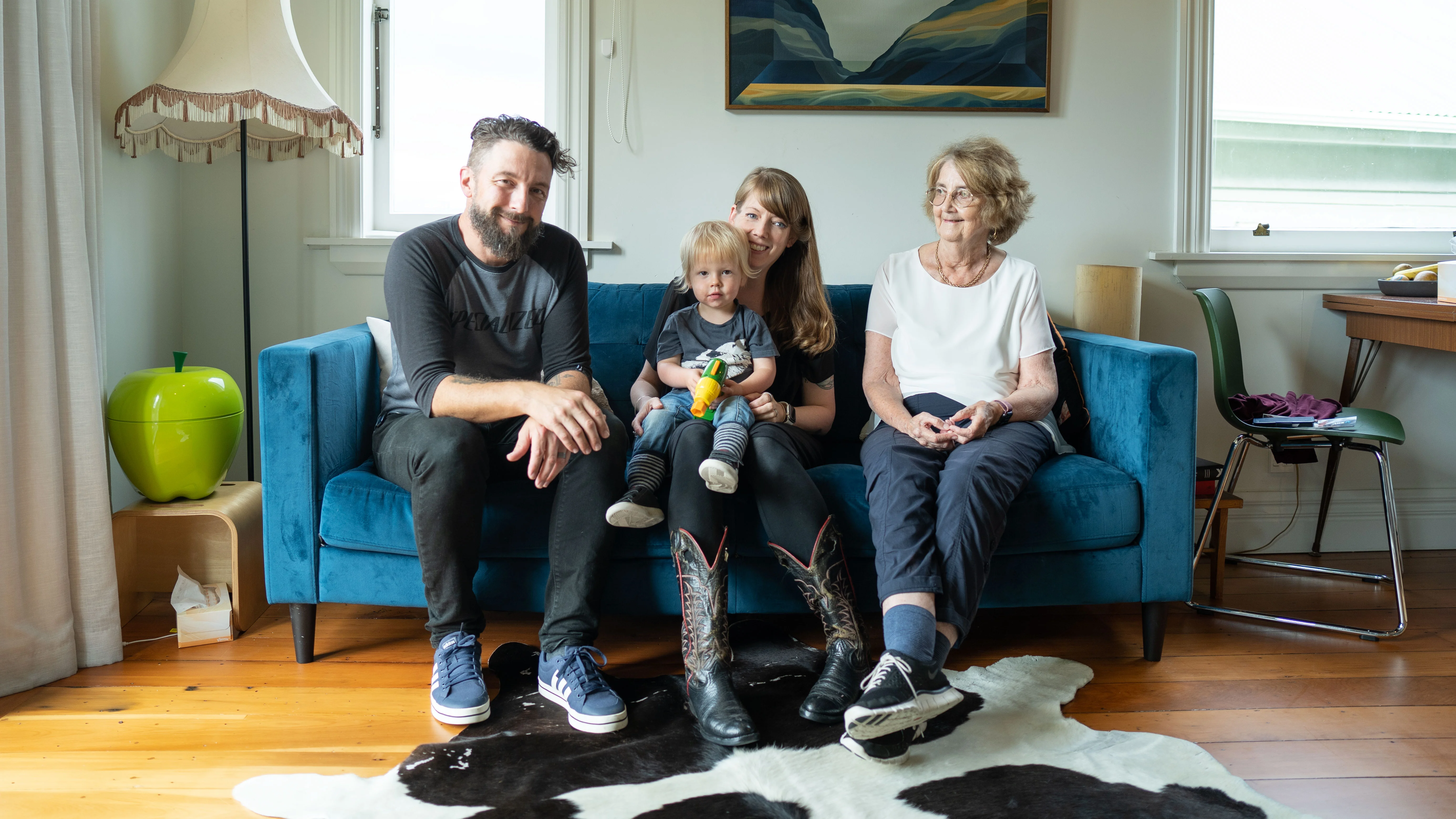 Bill, Jess, Robin and Ginny