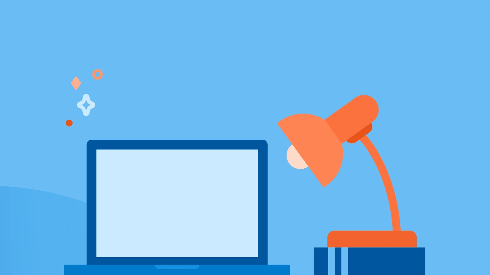 Professional working from home at a desk with two screens.