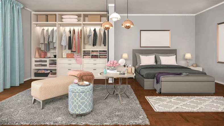 The best way to organise your bedroom furniture.