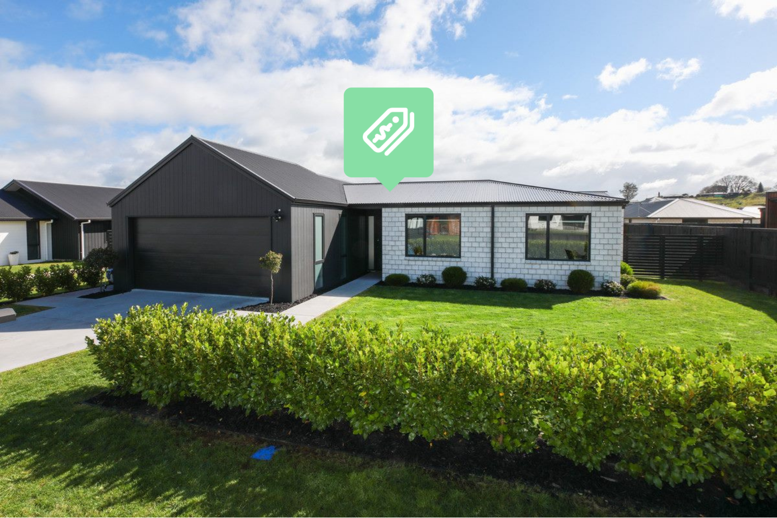 Harcourts auction with auctioneer