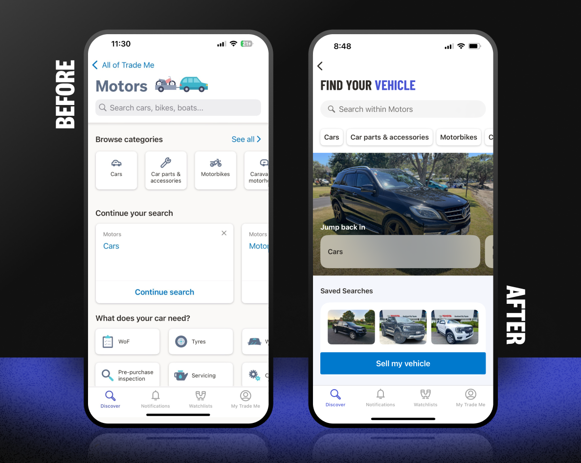Before and after example