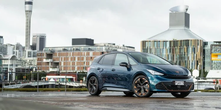 Cupra Born V Hero Front Quarter Image