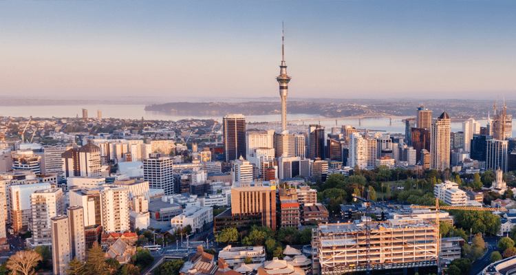Auckland city skyline