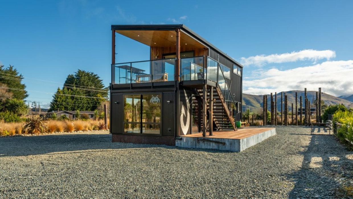 The unique home in Athol, Southland. Photo: COLLIERS/TRADE ME