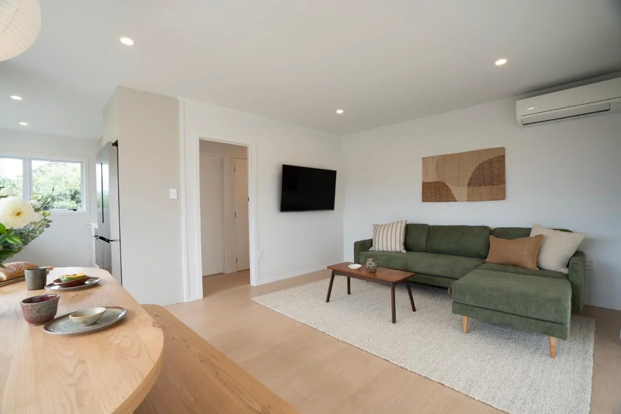 Interior of brick and tile unit