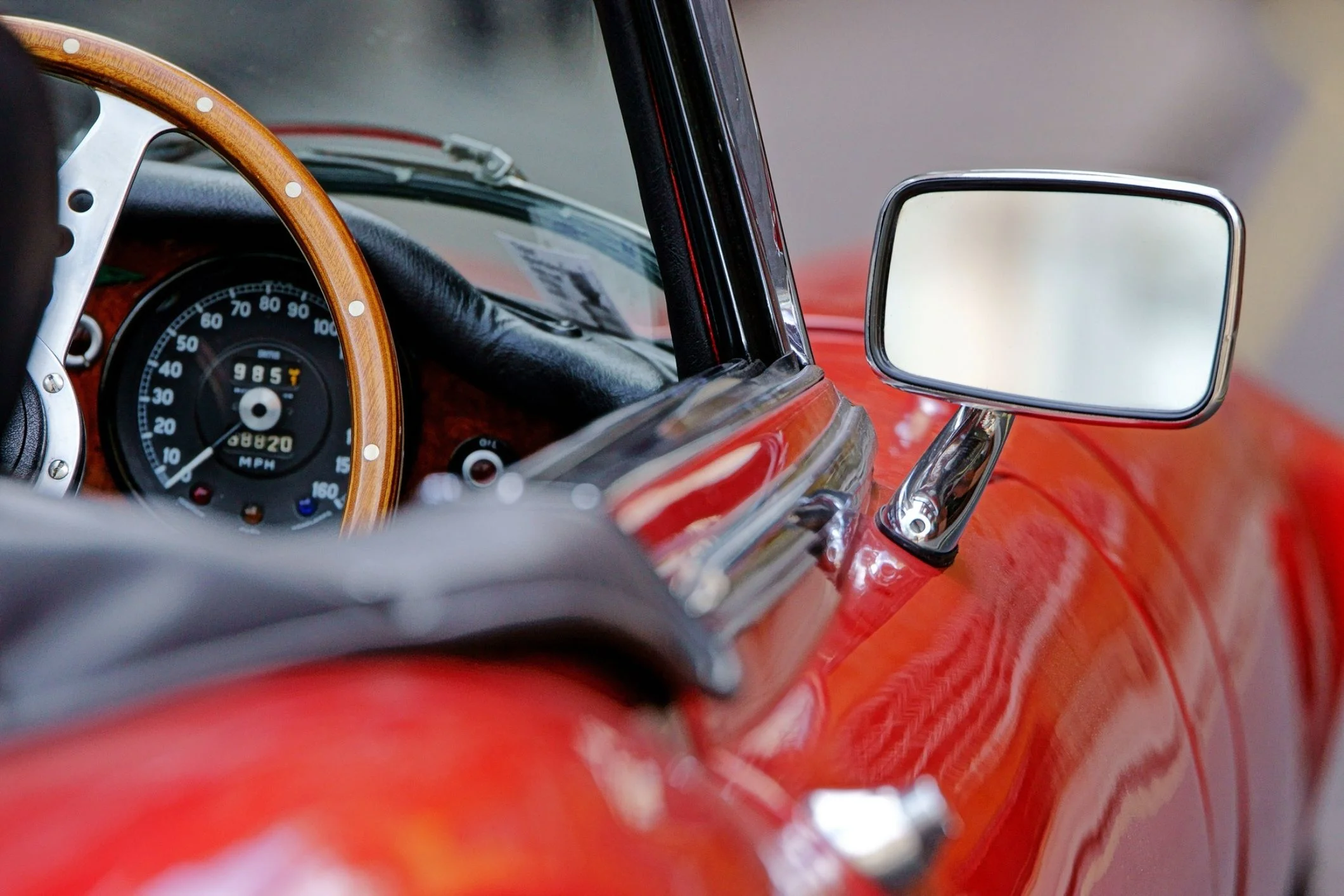 Image of classic American vehicle.