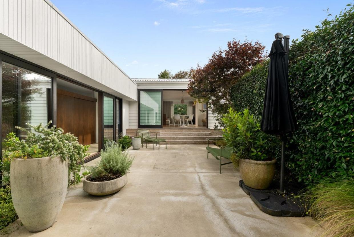 View on the exterior of the home.