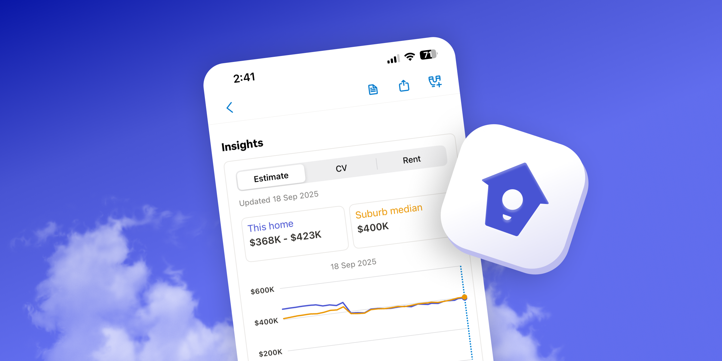 App image with homes.co.nz icon