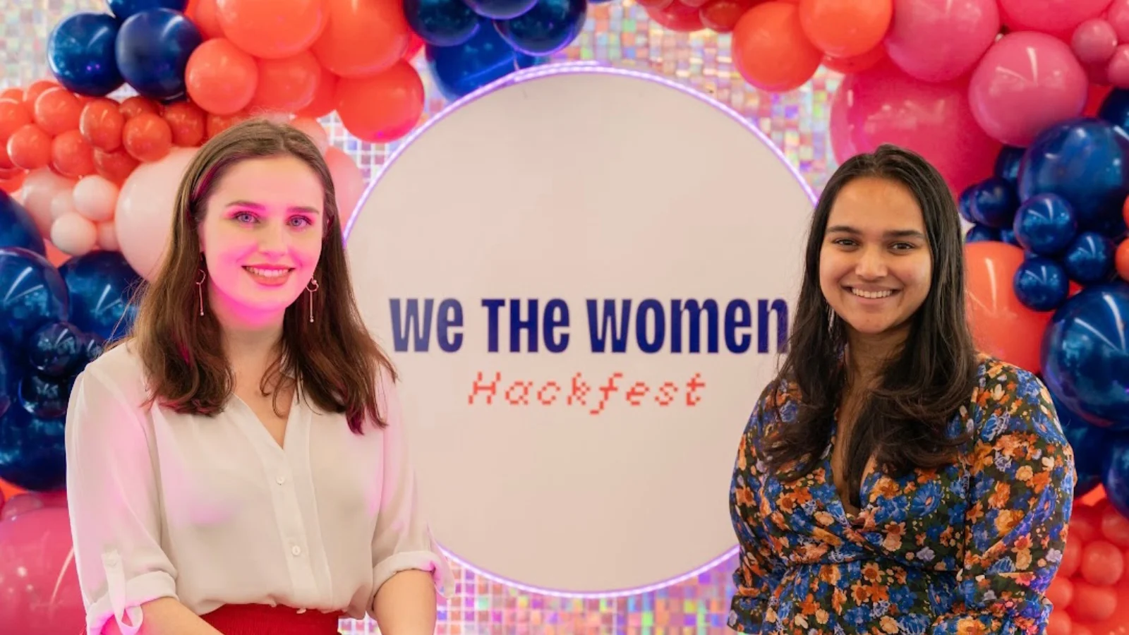 Hot Girls Code founders at an event. 
