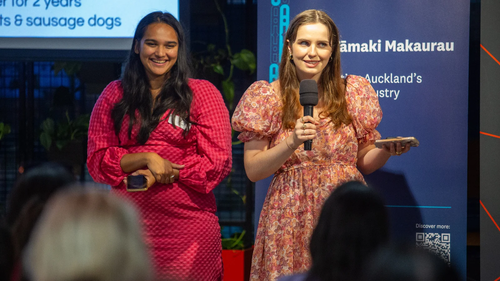 Hot Girls Code speaking at an International Women's Day Event (2024)