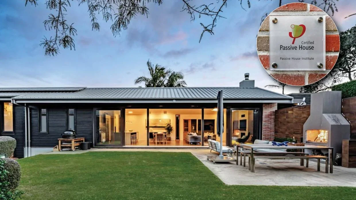 Exterior of passive house