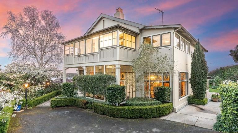 Bankton in central Dunedin is one of the city’s oldest “significant” homes - it was built for the Rev Dr Thomas Burns in 1868, and has been owned by the Kennedy family for the past 41 years. It is now listed for sale. Photo: Columbs & Co