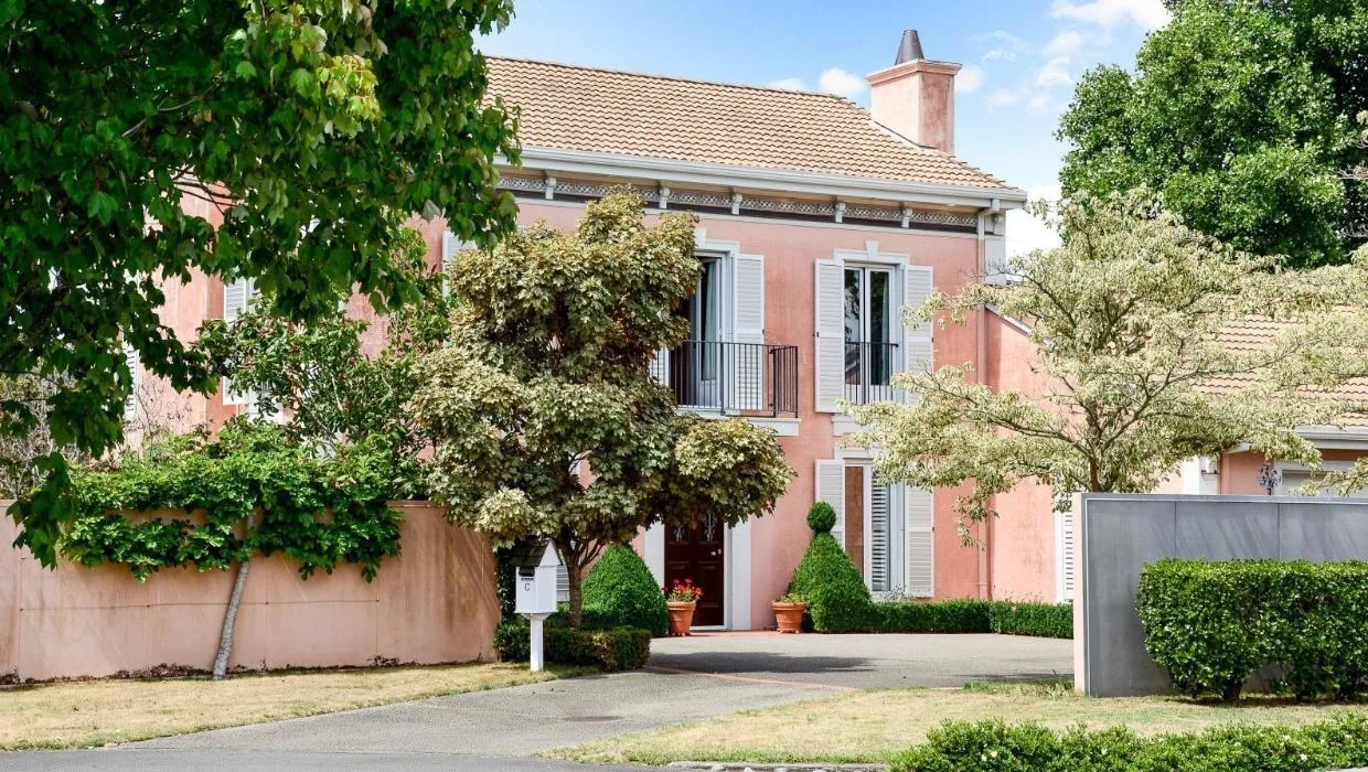 Photo of exterior of French-inspired property in Hamilton