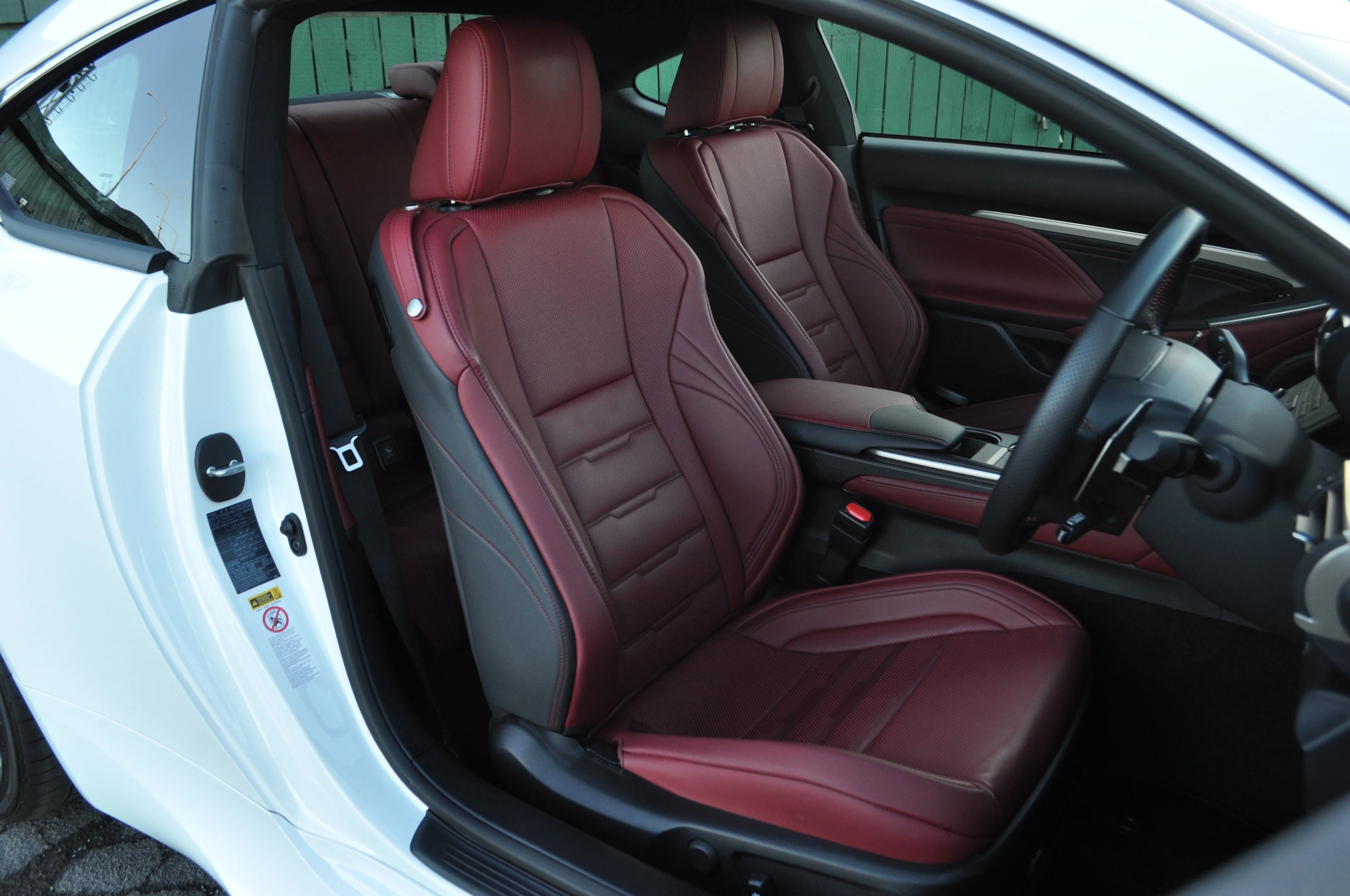 lexus RC200t 2016 Front Seats
