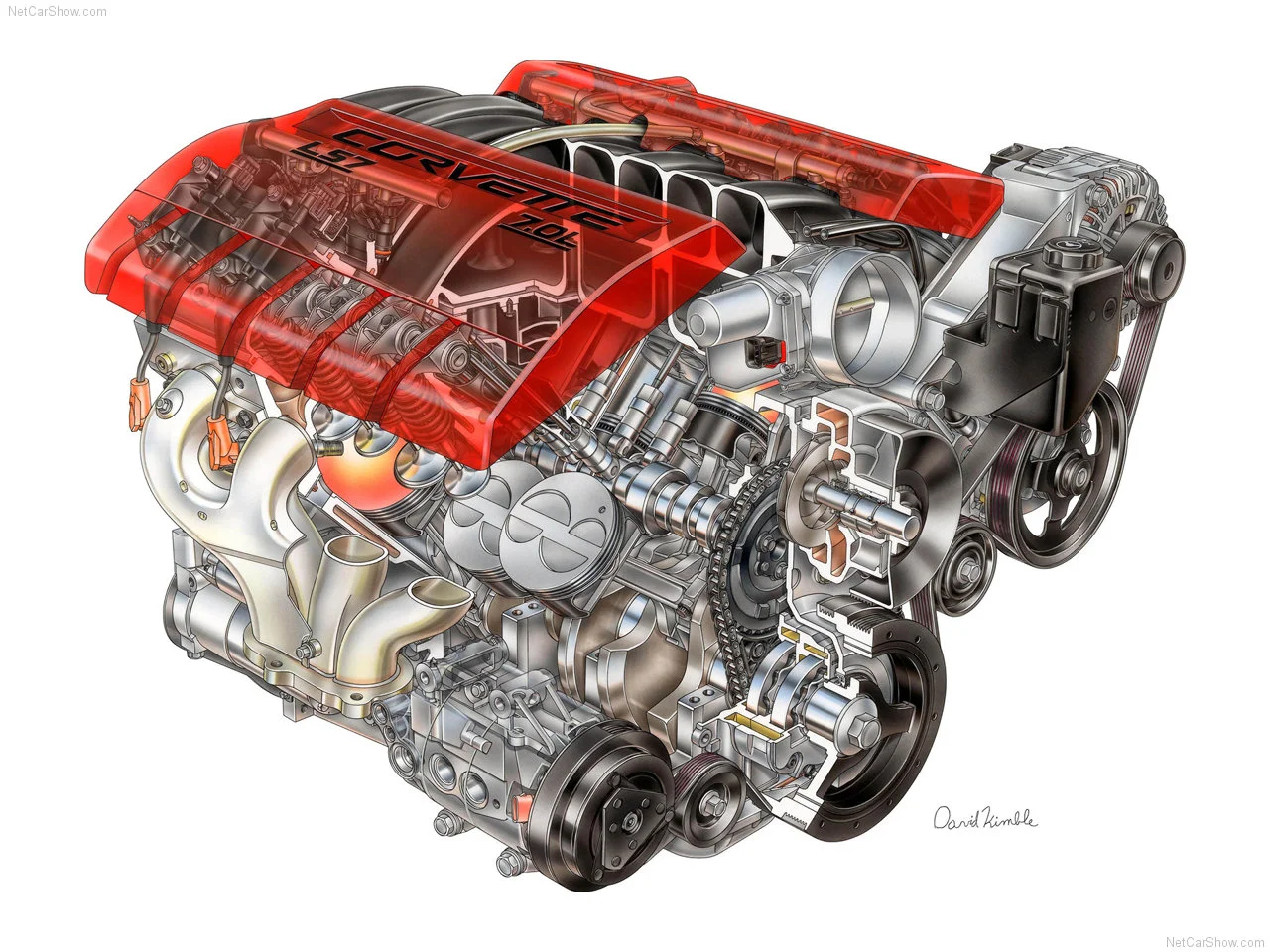 V8 engine