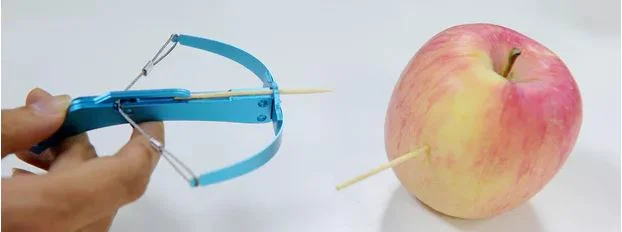Tiny toothpick crossbow
