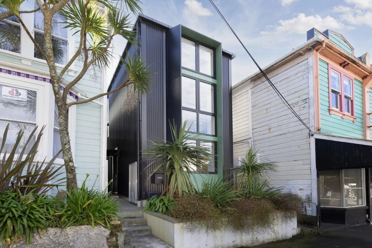 exterior of Aro Valley modern home