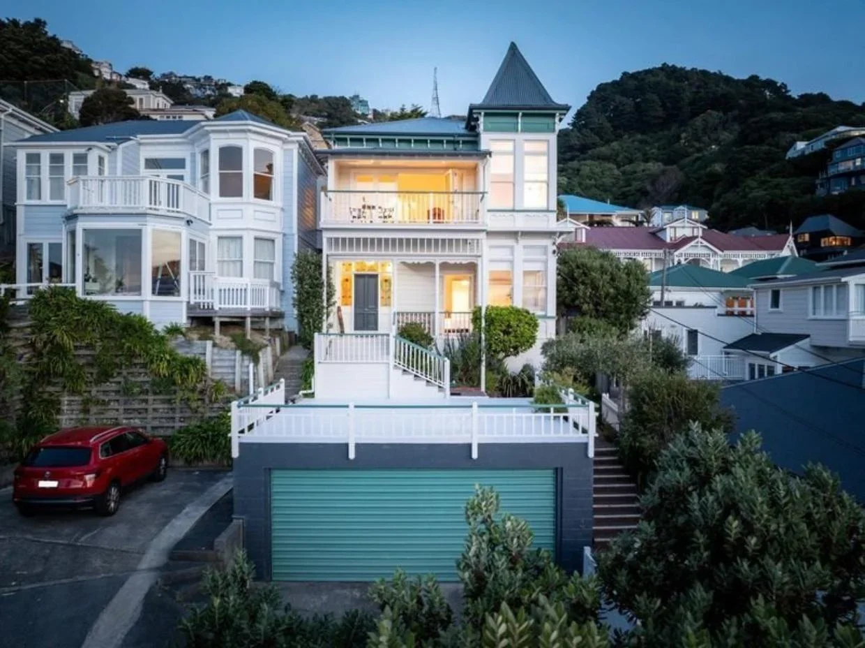 This Victorian villa on a private road in Oriental Bay, Wellington 