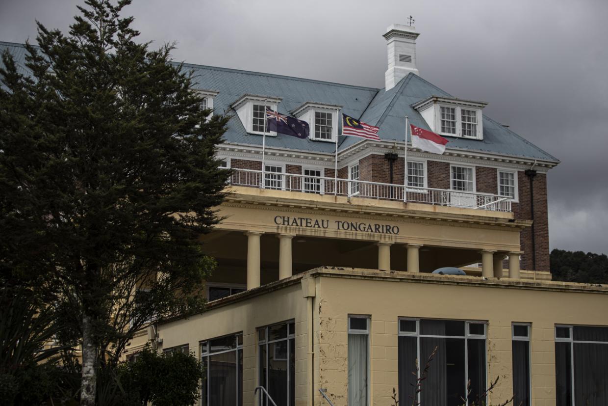 The building is heritage protected, pictured from the outside.