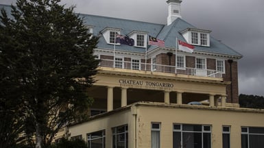 The building is heritage protected, pictured from the outside.