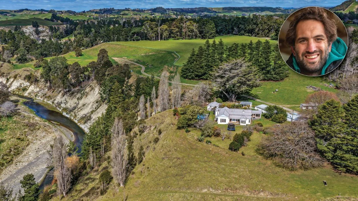 Aerial view of Hawke's Bay farm