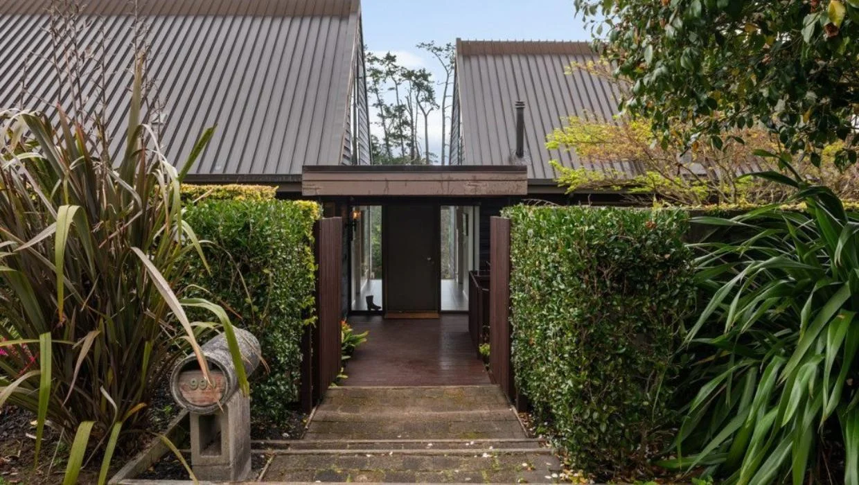 Exterior of Ron Sang Waikato home 