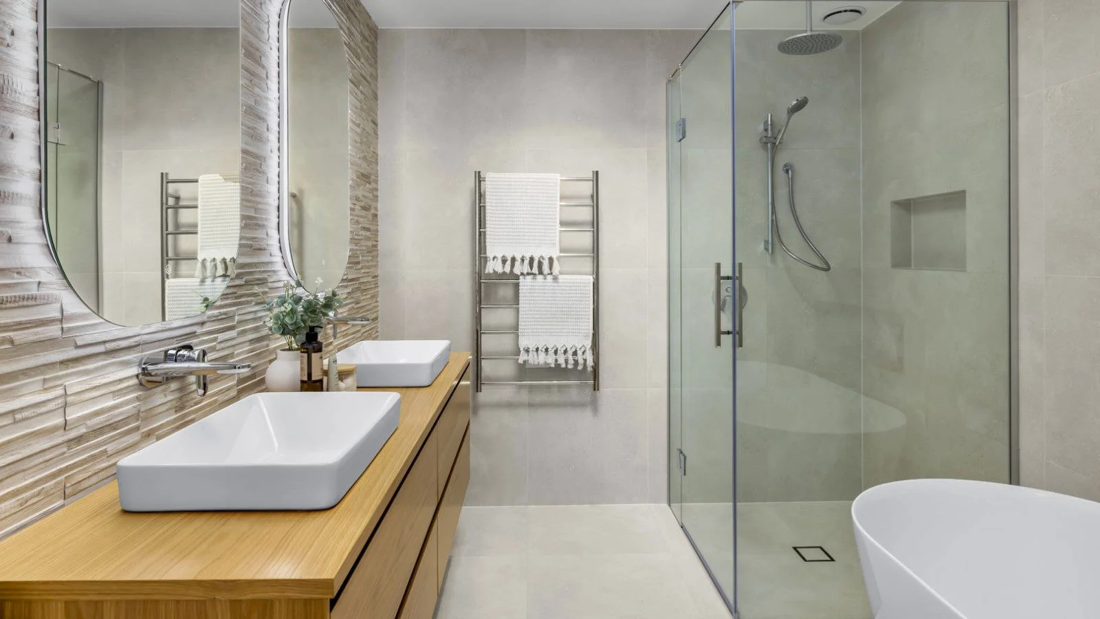 Modern home in Tauranga with views out to the water