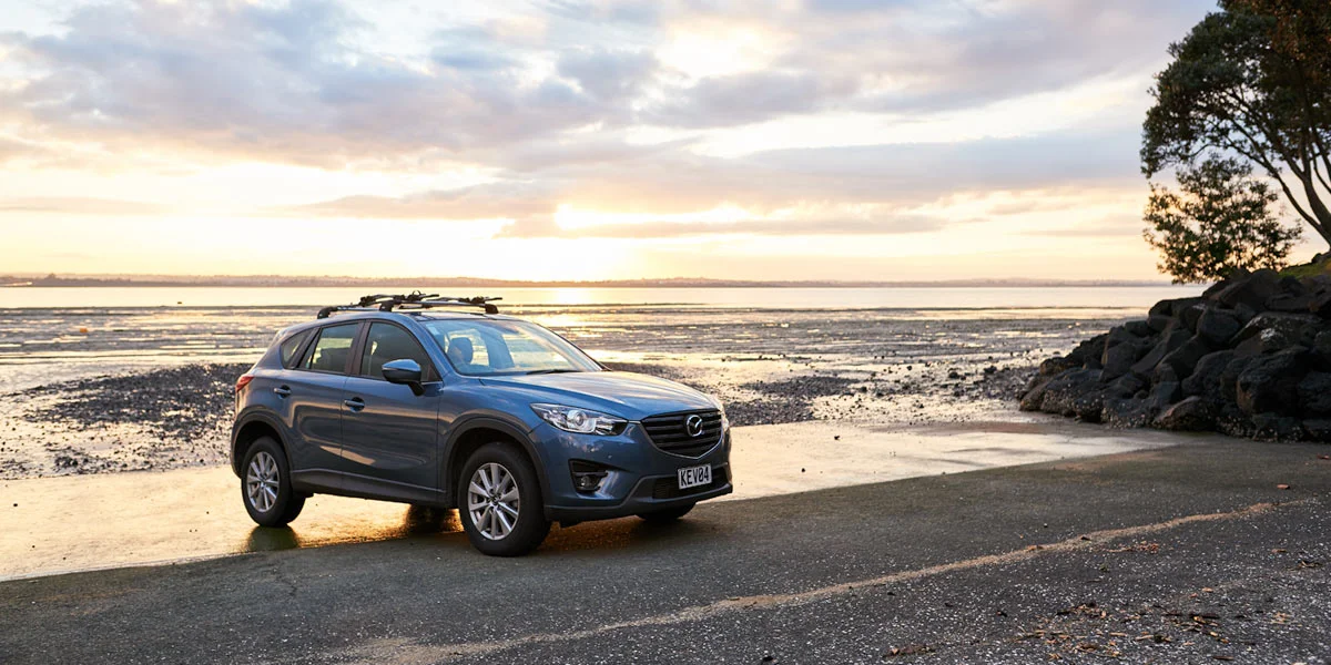 mazda exterior beach