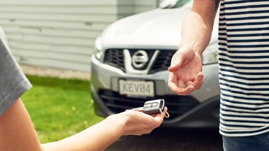 Handing Over Keys After Selling Car in NZ