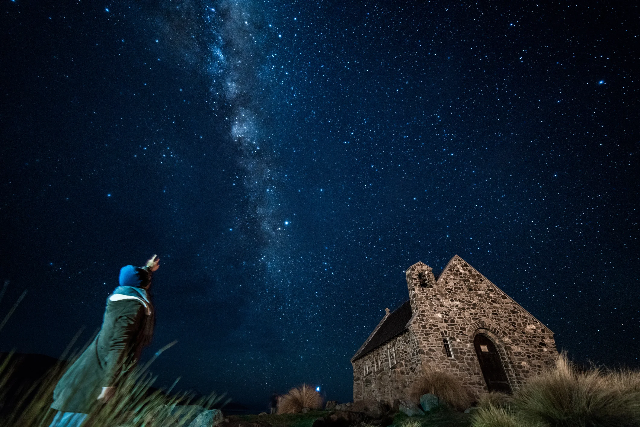 Star gazing in Tekapo
