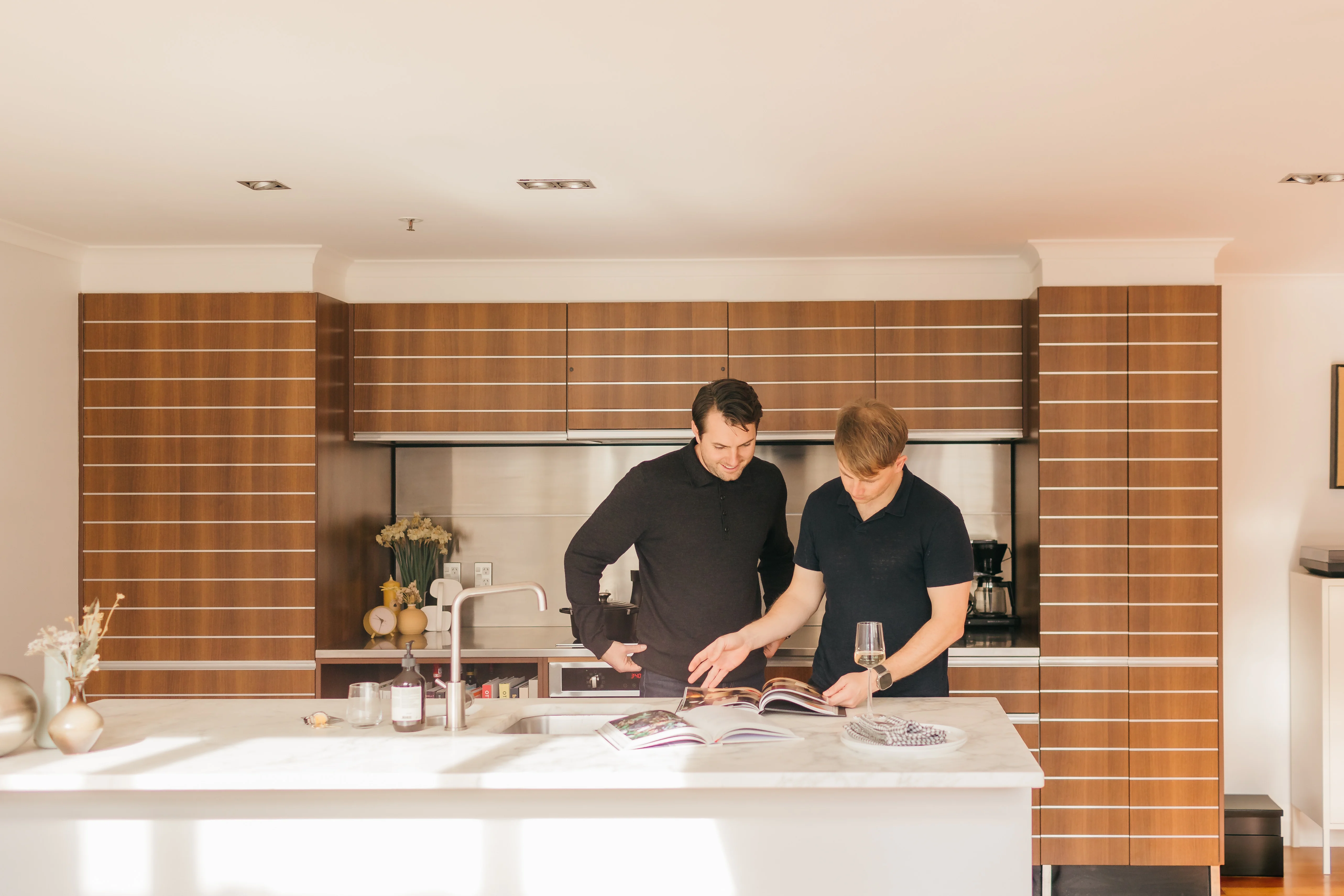 More photos of James and Cole and their home