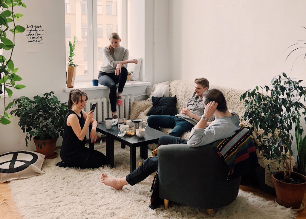 Animation of hands asking questions of a landlord.