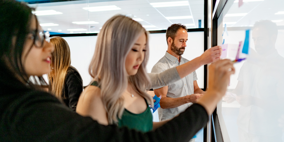 Training workshop in an office, as a reward for top performing staff.