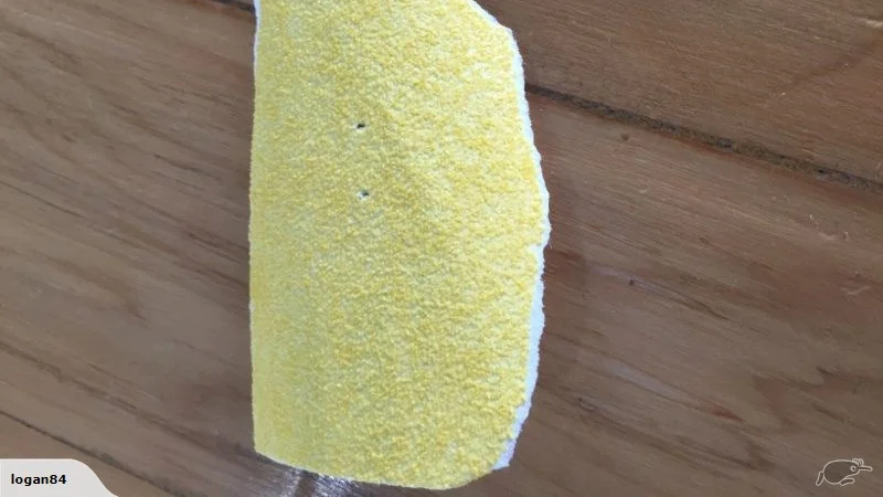 Yellow sandpaper