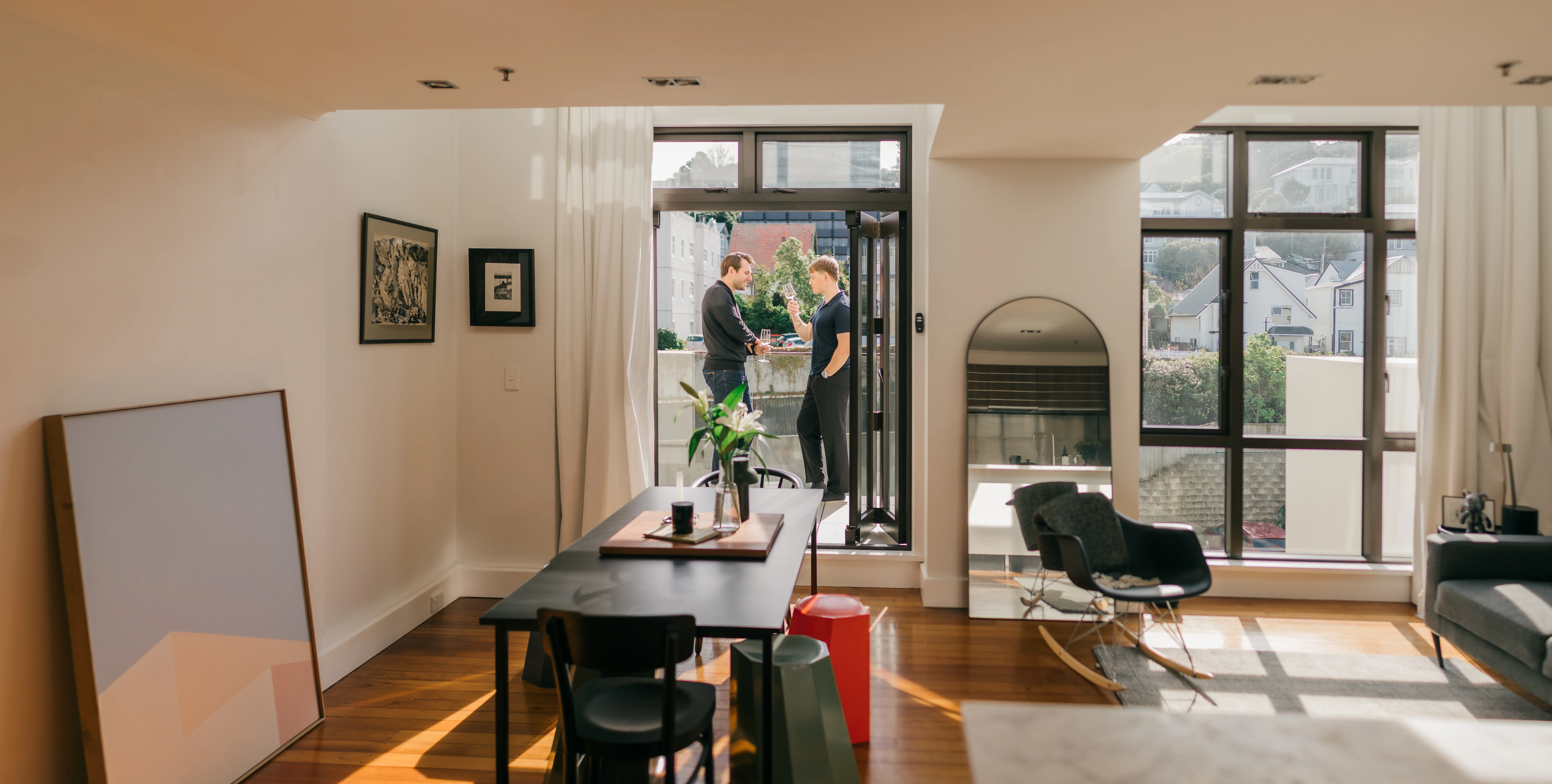 More photos of James and Cole and their home