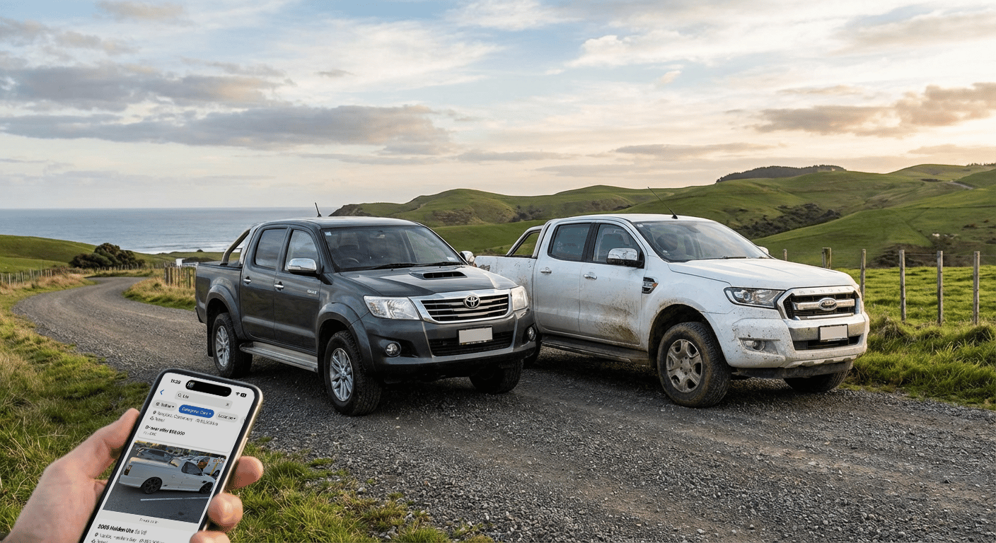 Tough, Smart, and Second-Hand: Trade Me users' favourite 4WD Utes