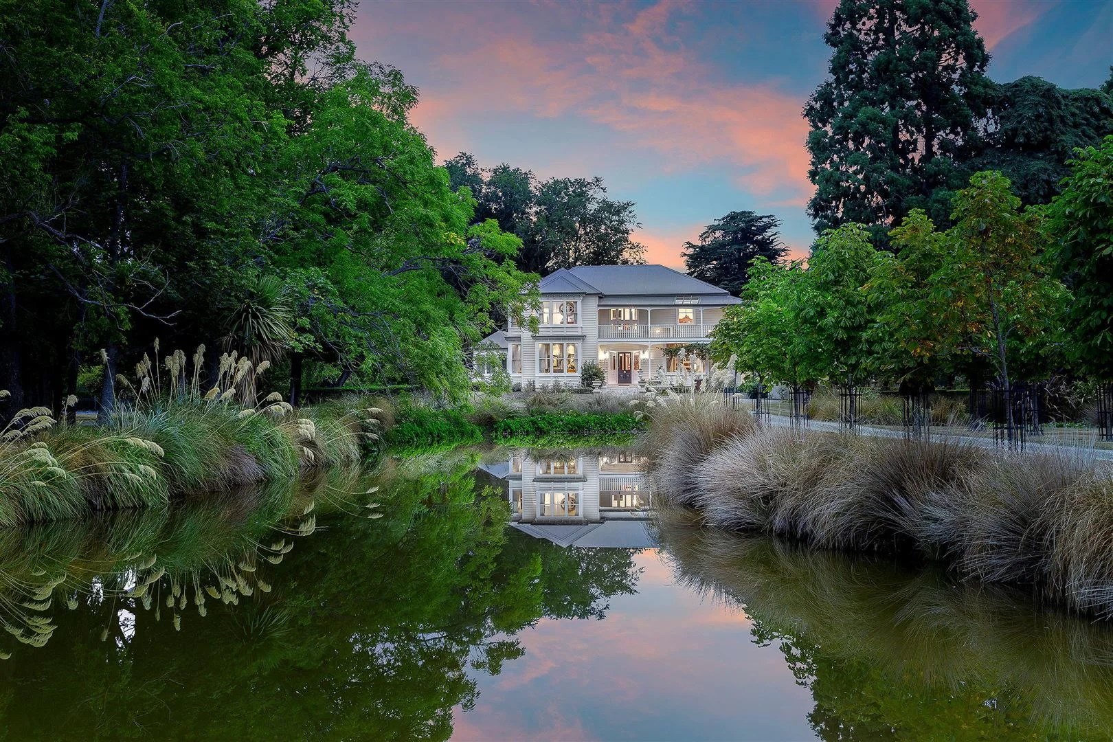 The exterior of the Bangor Estate, Canterbury.