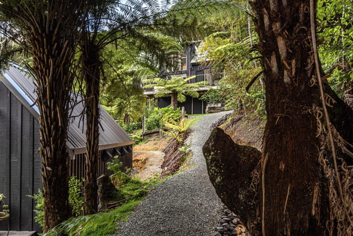The waterfront home on the Wahapu Peninsula in Russell. Photo: BAYLEYS/TRADE ME