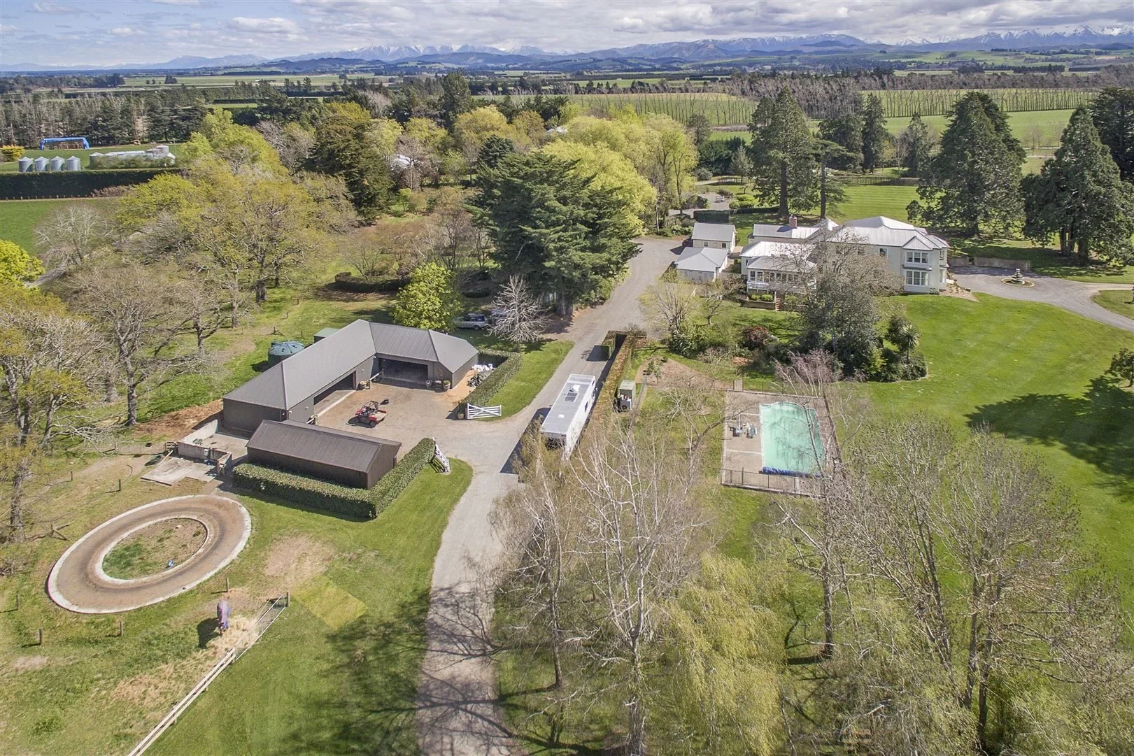 The exterior of the Bangor Estate, Canterbury.