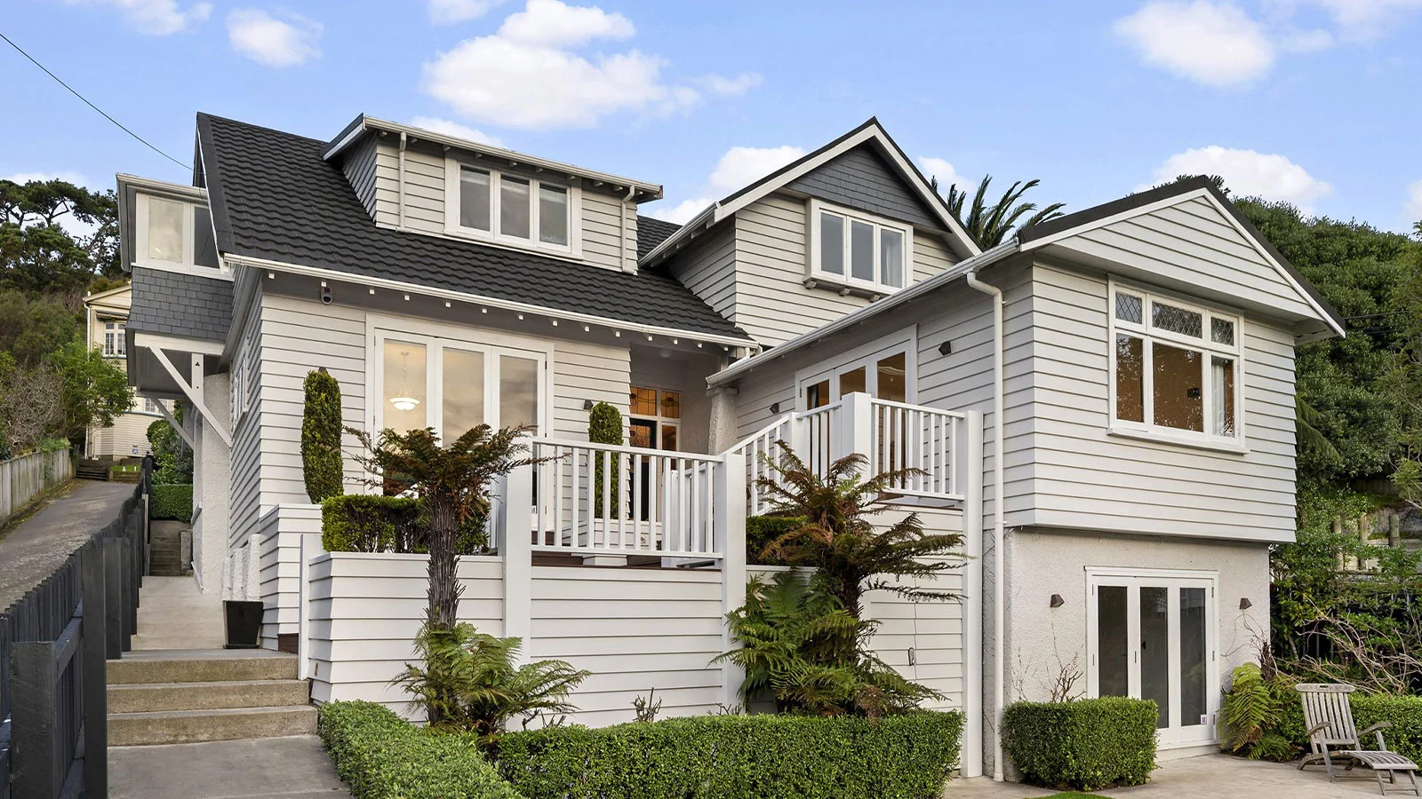 Hamilton home with original wood in the hallway