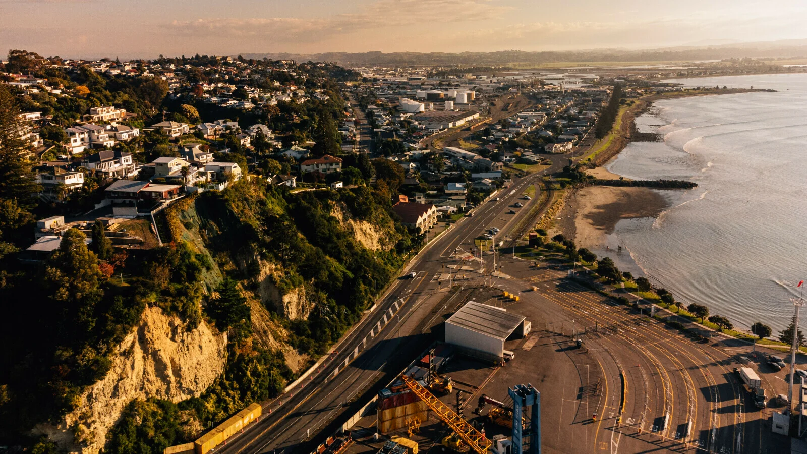 Aerial view of Napier