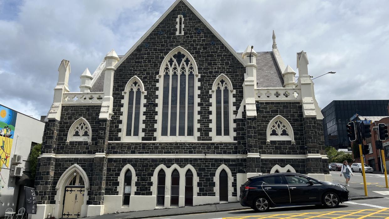 Exterior of Dunedin's Fortune Theatre