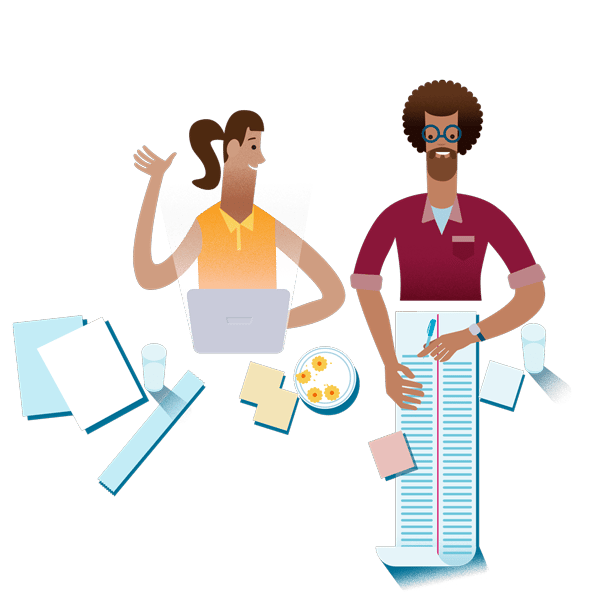 Planning the future steps. 